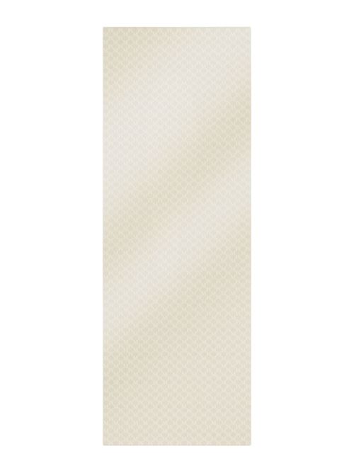 Stola rettangolare in pura lana con logo all-over, colore bianco avorio MAX MARA | 4546055106001